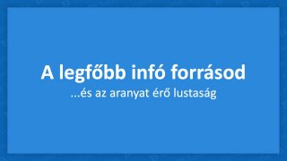 A legfőbb információforrás